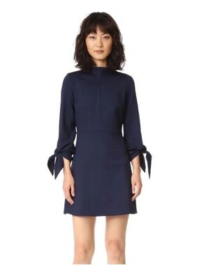tibi black lace dress Tibi Fil Coupe Camille Unisex Dress, Black, Size 4